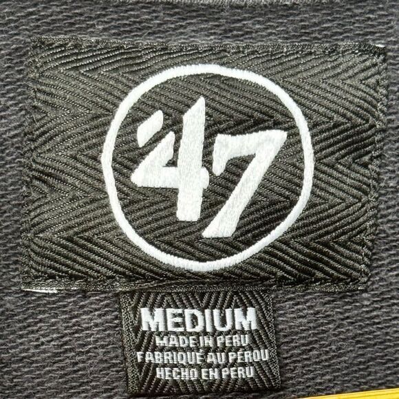 47 Brand New England Patriots Harris Scrimage Pullover Half Zip Hoodie. Medium. - Picture 9 of 10